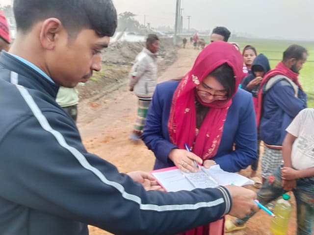 সরাইলে অবৈধ বালু উত্তোলনের দায়ে ৫০ হাজার  টাকা জরিমানা