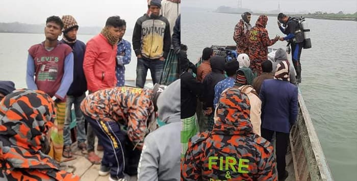বরিশালে আড়িয়াল খাঁ নদীতে লঞ্চের ধাক্কায় জেলে নিখোঁজ