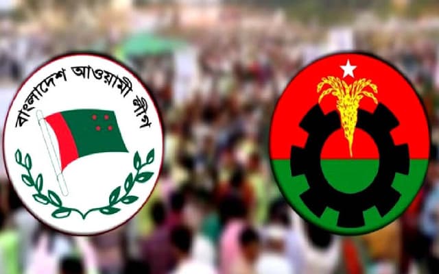 নির্বাচনের পর রাজপথে প্রথম মুখোমুখি আ.লীগ-বিএনপি