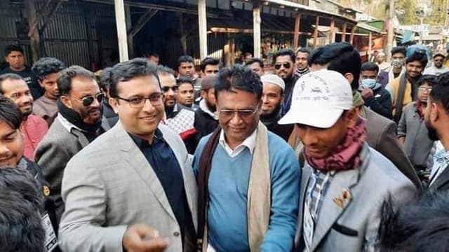 জাজিরা ও নড়িয়া পৌর নির্বাচনে নৌকার প্রচারণায় পারভেজ রহমান