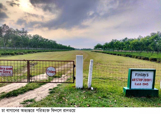 শ্রীমঙ্গলে ইতিহাসের সাক্ষী 'ফিনলে রানওয়ে'