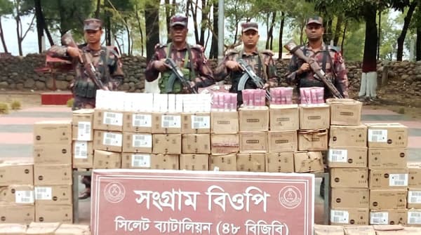 সাত মাসে সিলেট সীমান্তে ১৩৯ কোটি টাকার চোরাচালানের মালামাল জব্দ