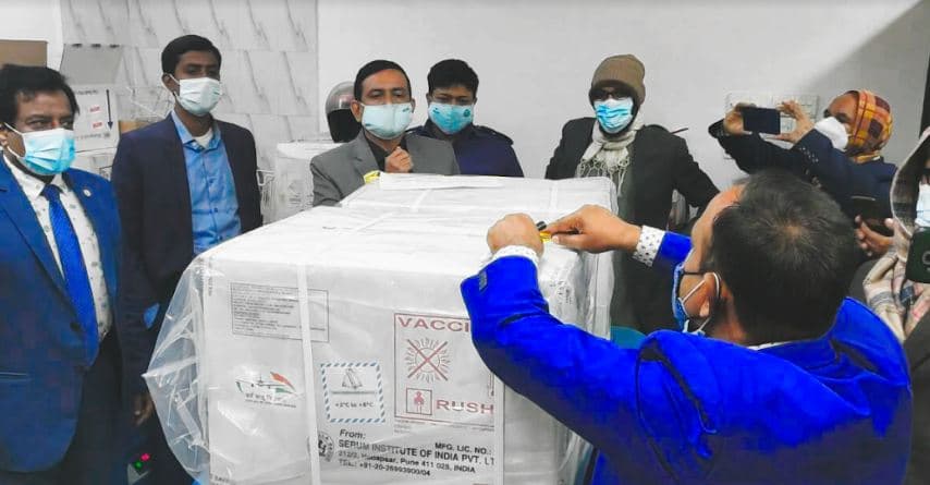 অবশেষে ঠাকুরগাঁওয়ে পৌঁছালো করোনা ভ্যাকসিন