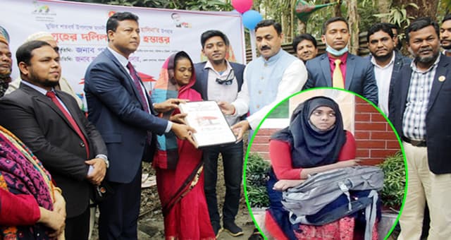 এবার স্থায়ী ঠিকানা পেলো সেই আসপিয়া, ঘরের চাবি হস্তান্তর