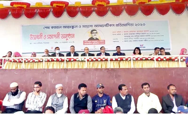 পিরোজপুরে শেখ কামাল আন্ত:স্কুল ও মাদ্রাসা অ্যাথলেটিকস প্রতিযোগিতা শুরু
