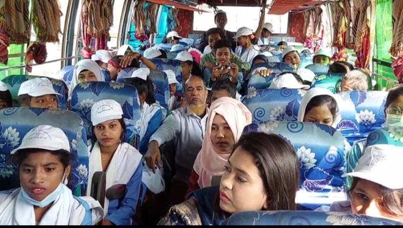 কেউন্দিয়া বালিকা বিদ্যালয়ের শিক্ষার্থীদের শিক্ষা সফর