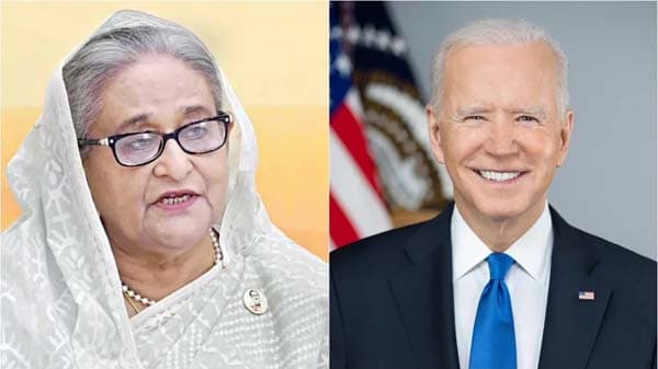শেখ হাসিনাকে চিঠি, একসঙ্গে কাজ করার প্রত্যয় বাইডেনের