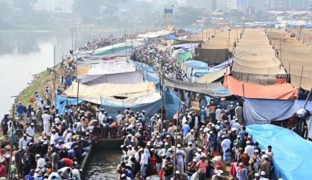 আম বয়ানে শুরু বিশ্ব ইজতেমার দ্বিতীয় পর্ব