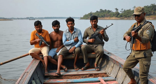 টেকনাফে অস্ত্রের মুখে ৪ জেলেকে অপহরণ করলো আরাকান আর্মি