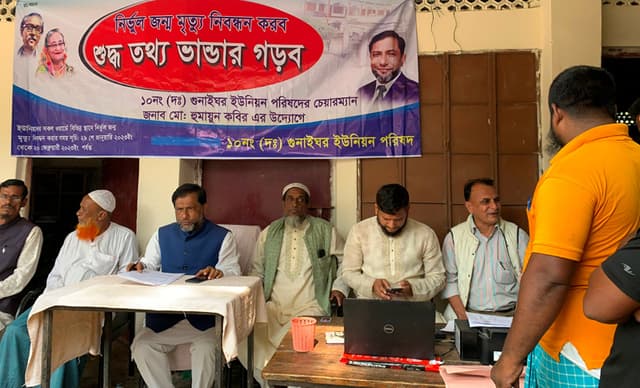স্মার্ট বাংলাদেশ বিনির্মানে ইউপি চেয়ারম্যানের ব্যতিক্রমী উদ্যোগ