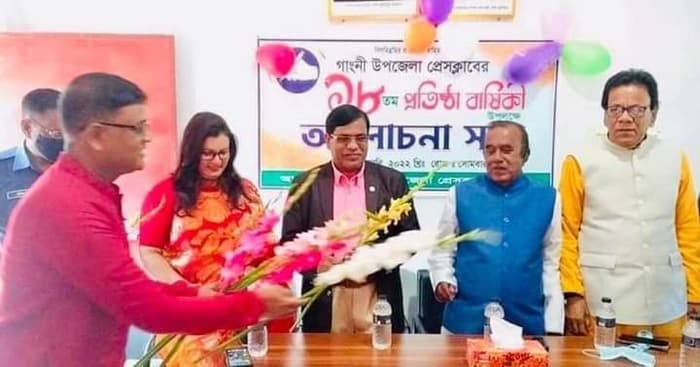 গাংনী উপজেলা প্রেসক্লাবের ১৮তম বর্ষপূর্তি পালিত