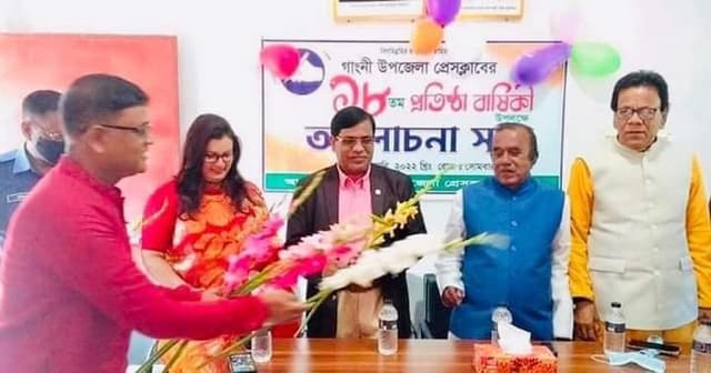 গাংনী উপজেলা প্রেসক্লাবের ১৮তম বর্ষপূর্তি পালিত