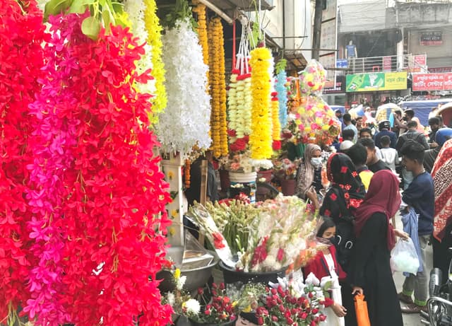 কুষ্টিয়ায় পহেলা ফাল্গুন ও বিশ্ব ভালোবাসা দিবসে উৎসবের আমেজ