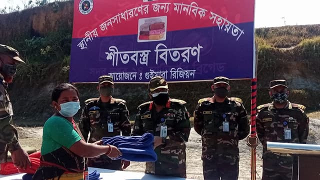 গুইমারা রিজিয়ন এর উদ্যোগে মানবিক সহায়তা প্রদান