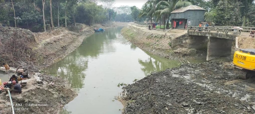 প্রান ফিরেছে ভুরঘাটা বড় খালের, হাসি ফুটছে কৃষকের মূখে