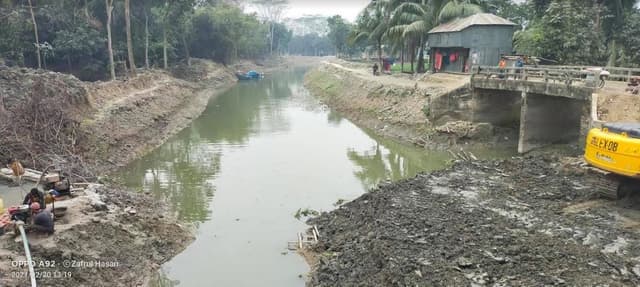 প্রান ফিরেছে ভুরঘাটা বড় খালের, হাসি ফুটছে কৃষকের মূখে