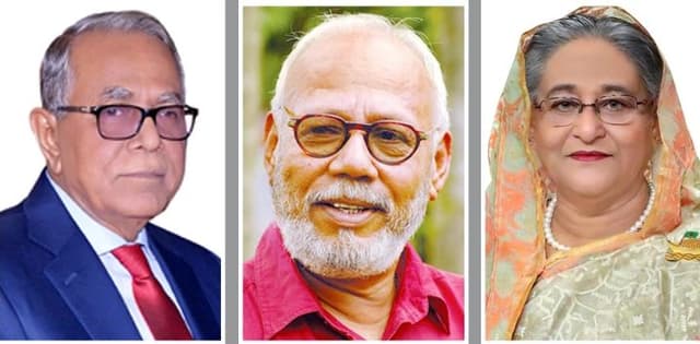 এটিএম শামসুজ্জামানের মৃত্যুতে রাষ্ট্রপতি ও প্রধানমন্ত্রীর শোক