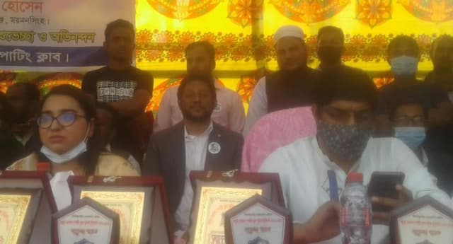 ফুটবল টুর্নামেন্টে বিজয়ী মধুপুর একাদশ স্পোটিং ক্লাব