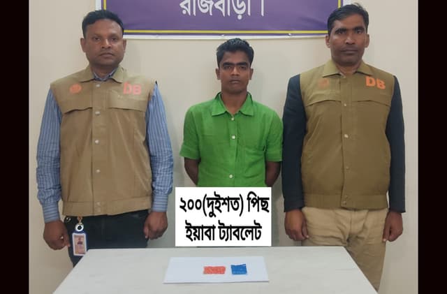 দৌলতদিয়ায় ডিবির অভিযানে ইয়াবাসহ গ্রেফতার ১