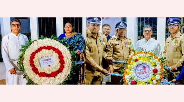 শোক শ্রদ্ধায় দেবীদ্বারে ভাষা শহীদদের স্মরণ