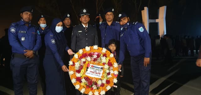 ডাসার থানা শহীদ দিবস ও আন্তর্জাতিক মাতৃভাষা দিবস পালন