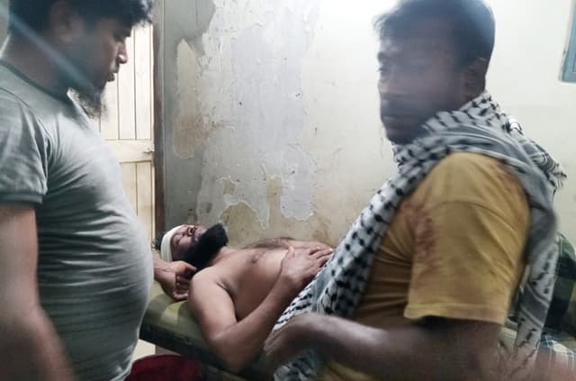 কালিকচ্ছ ধরন্তী পূর্ব শত্রুতার জেরে সংঘর্ষে আহত -৬