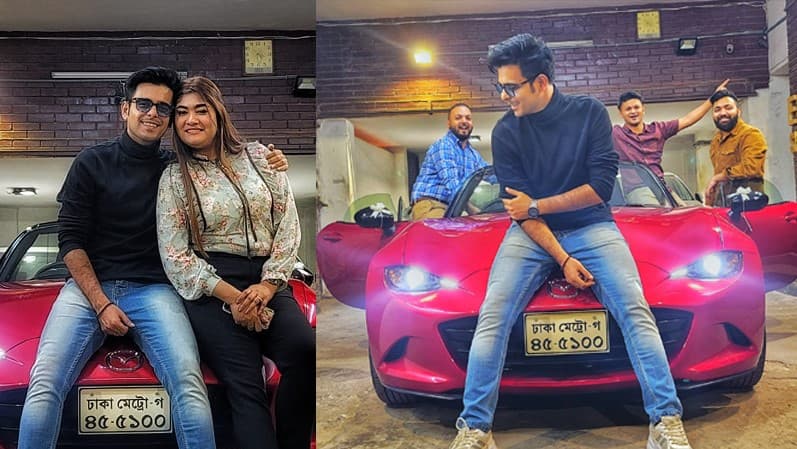 প্রায় অর্ধকোটি টাকায় লাল গাড়ি কিনলেন সিয়াম