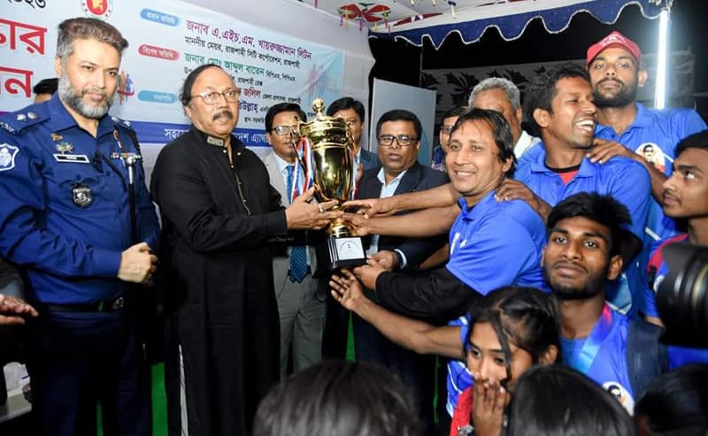 রাজশাহীতে শেখ কামাল আন্তঃ স্কুল ও মাদ্রাসা এ্যাথলেটিকস্ প্রতিযোগিতার পুরস্কার বিতরণ