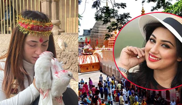 কামরুক-কামাখ্যায় পূজা দিয়ে যা চাইলেন অপু