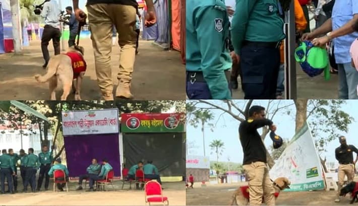 বোমা হামলার হুমকি, বইমেলায় নিরাপত্তা জোরদার