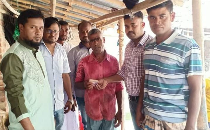 আত্রাইয়ে ব্রেন টিউমারে আক্রান্ত রোগীকে চিকিৎসা সহায়তা প্রদান