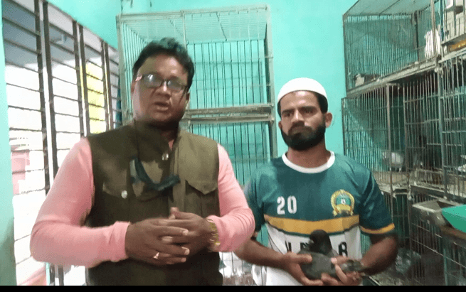 শখ করে কবুতর পালনে স্বাবলম্বী হওয়ার গল্প মহি উদ্দিনের