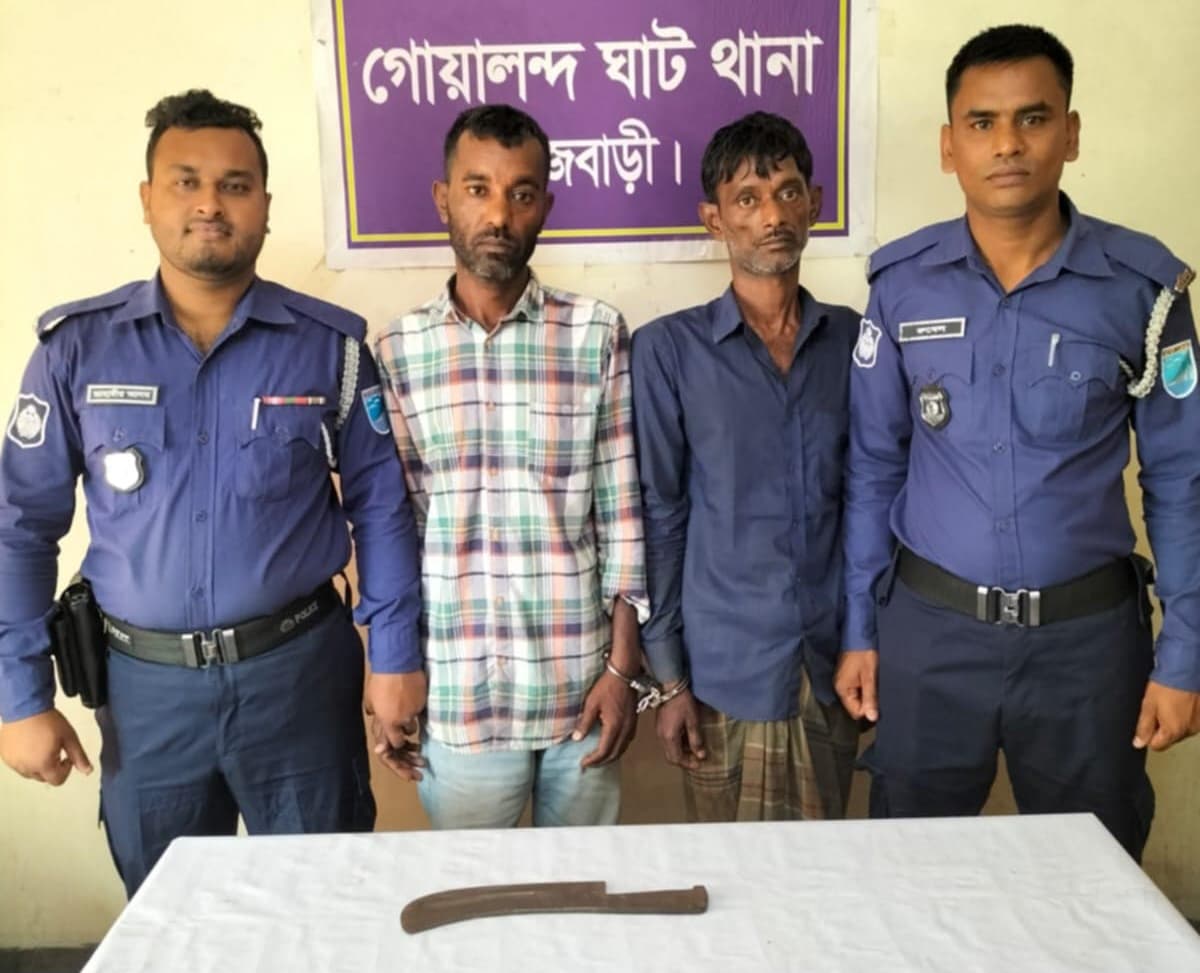 গোয়ালন্দে হত্যাচেষ্টা মামলায় আরও দুইজন গ্রেপ্তার