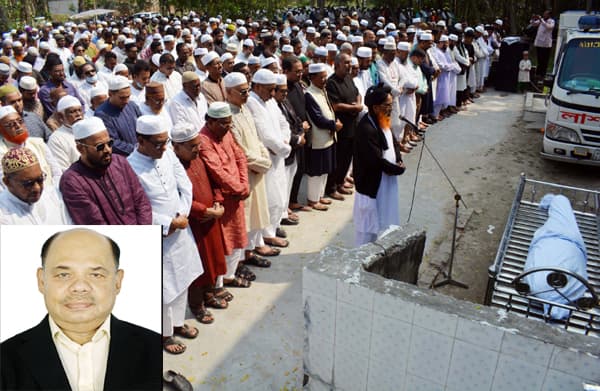 বরিশাল প্রেসক্লাব সভাপতি কাজী বাবুলের দাফন সম্পন্ন