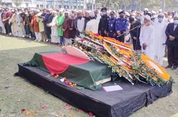 এইচ টি ইমামের প্রথম জানাজা অনুষ্ঠিত