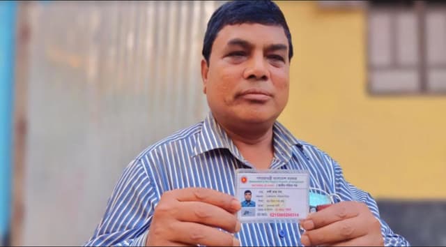 অবশেষে সচল হলো সেই শিক্ষক লক্ষী কান্তের এনআইডি কার্ড