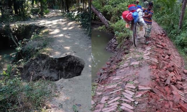 উন্নয়নের ছোঁয়া লাগেনি যে গ্রামে