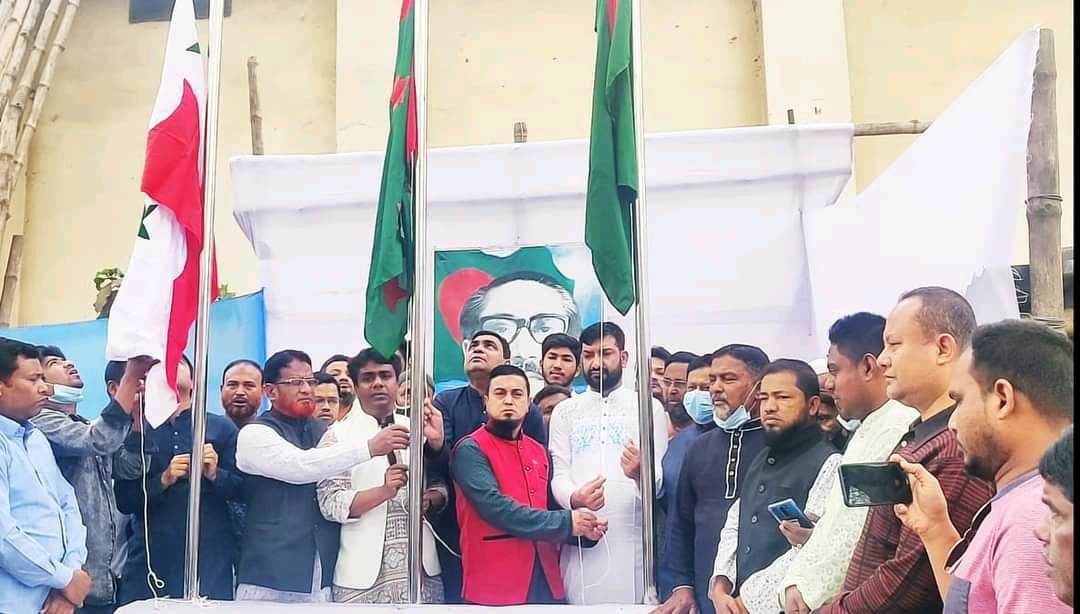 হিলিতে নানা আয়োজনের মধ্য দিয়ে ঐতিহাসিক ৭মার্চ পালিত