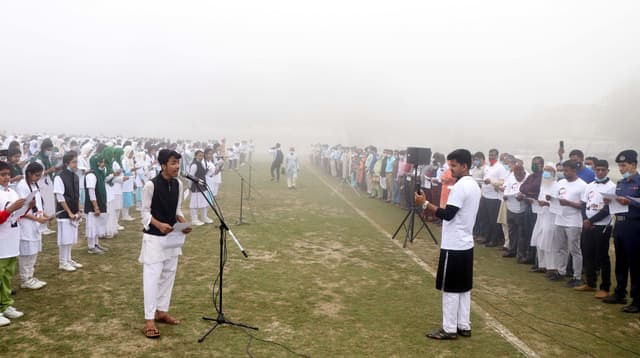 ঝিনাইদহে সহস্র কন্ঠে পালিত হলো ৭ই মার্চের ভাষণ
