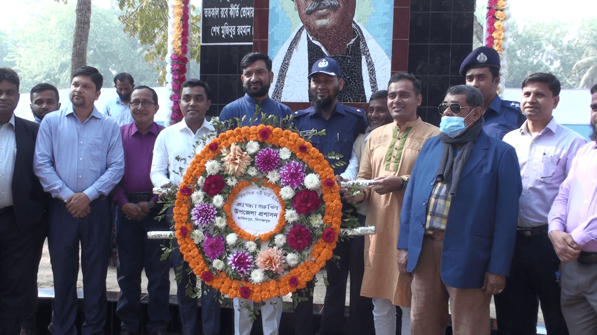 নানা কর্মসূচির মধ্য দিয়ে হিলিতে ঐতিহাসিক ৭ মার্চ পালিত
