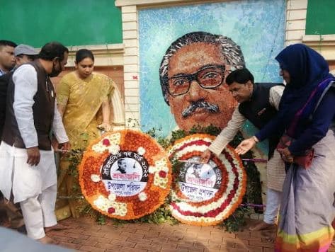 লালপুরে ঐতিহাসিক ৭ই মার্চ পালিত
