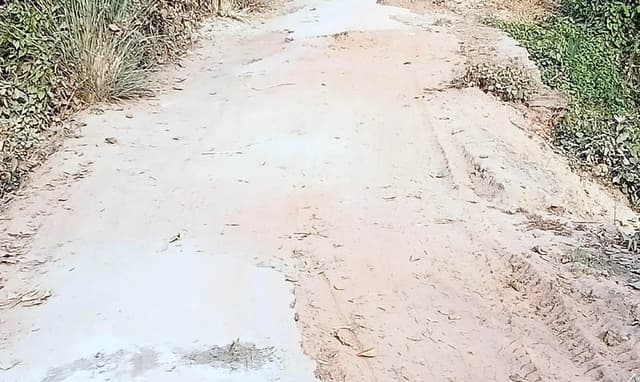 পাঁচবিবিতে গ্রামীণ রাস্তার বেহাল অবস্থা
