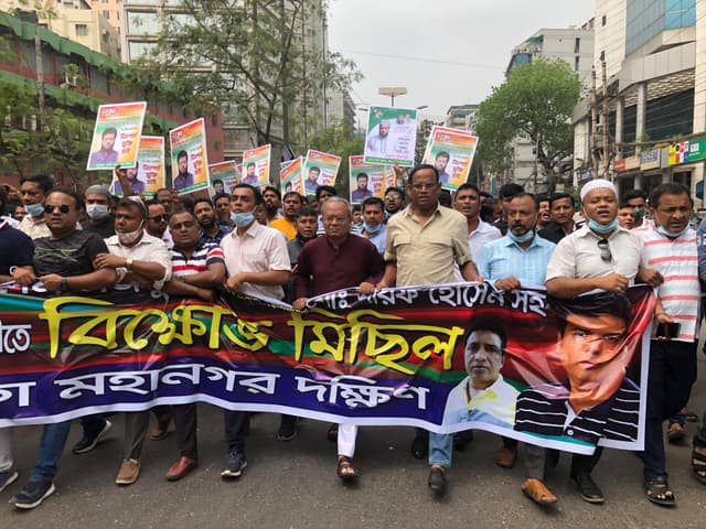 সরকারের পতন ছাড়া প্রতিবাদ মিছিল থামবে না: রিজভী