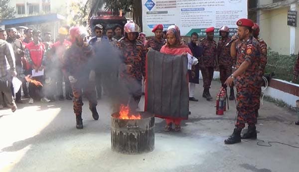 পিরোজপুরে জাতীয় দুর্যোগ প্রস্তুতি দিবস ও মহড়া পালিত
