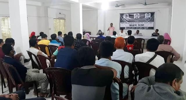 নওগাঁ জেলা প্রেসক্লাবের সদ্য প্রয়াত সদস্যের স্মরনসভা
