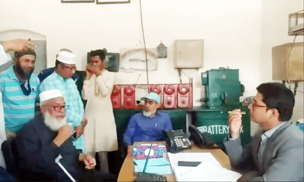 হিলি রেলস্টেশন পরিদর্শনে রেলওয়ের উচ্চ পর্যায়ের প্রতিনিধি দল