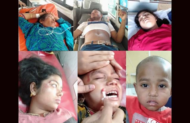 কিস্তির টাকা আনতে গিয়ে একই পরিবারের শিশুসহ ৭ জন আহত