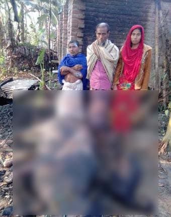 লালপুরে কয়েলের আগুনে কপাল পুুড়লো কৃষকের