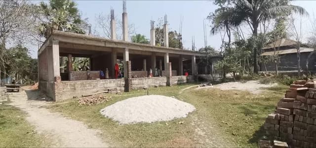 শরীয়তপুরে মামলা জটিলতায় বন্ধ স্কুল ভবনের কাজ