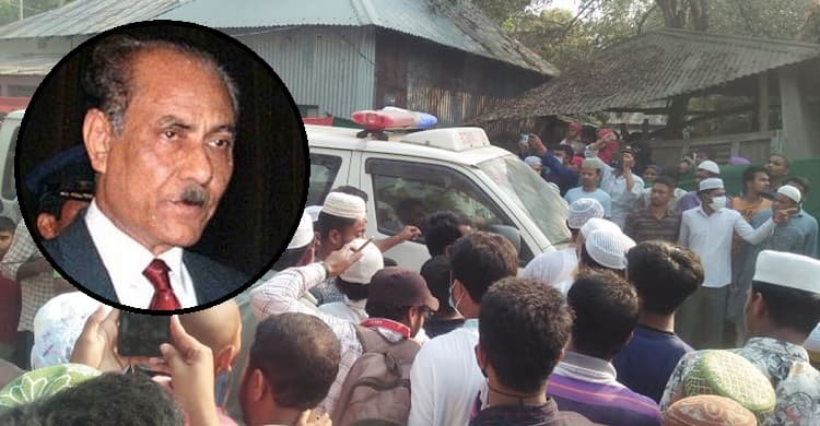 জন্মস্থানে সাবেক রাষ্ট্রপতি সাহাবুদ্দিনের মরদেহ